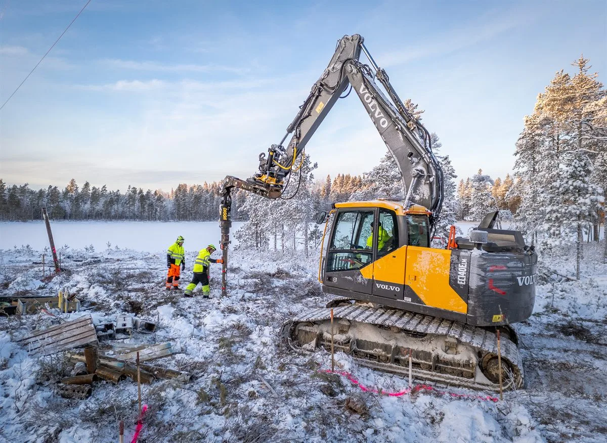 Tjänster för skruvpåleinstallation